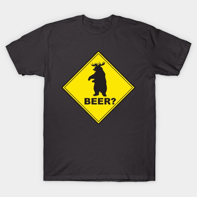 Beer bear T-Shirt by JAC3D